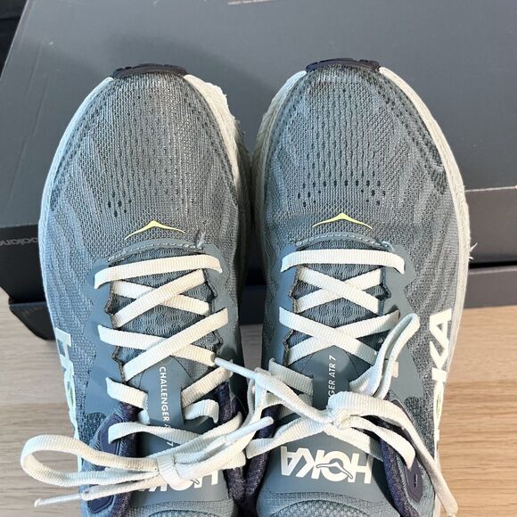 Hoka One One Challenger 7 Trail Running Shoes Mountain Fog Druzy Blue Men Sz 8D - Picture 5 of 12